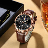 Reloj POEDAGAR 882 Cuero Genuino 