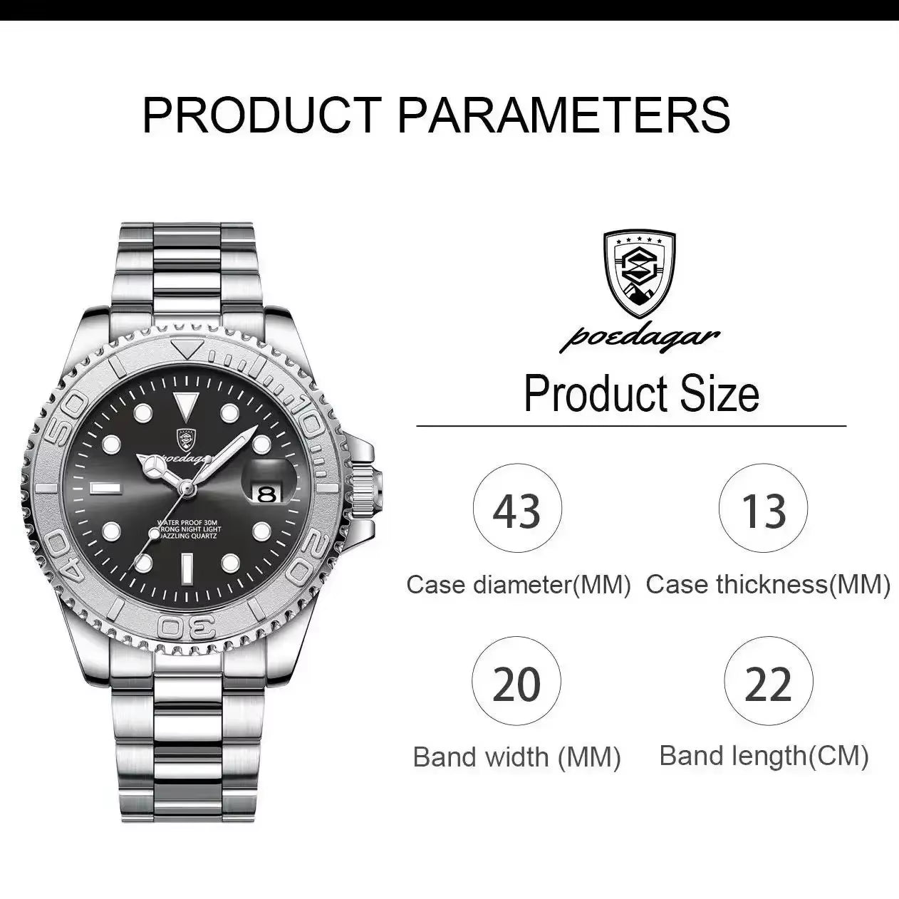 POEDAGAR 930 Resistente al Agua  Múltiples Tonalidades 