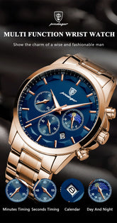 Reloj POEDAGAR 928 Reloj de pulsera de acero inoxidable