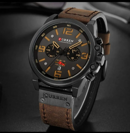 Reloj Curren Sport Elegante CU-4 (Marrón,Negro)