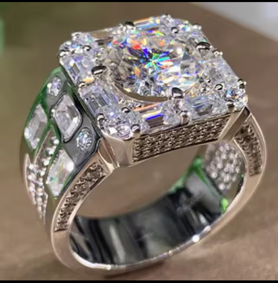 Rings Hip Hop de Zirconias Tipo Diamantes